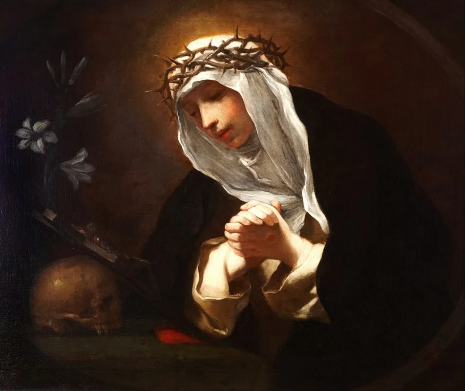St Catherine Of Siena 2 Wall Art by Baldassarre Franceschini - High-Resolution Digital Print