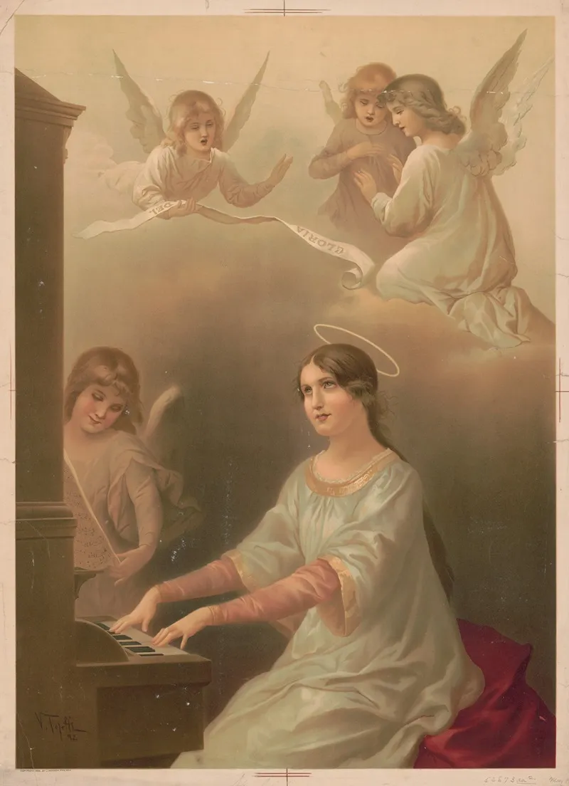 St Cecilia 11 Wall Art by Virgilio Tojetti - High-Resolution Digital Print