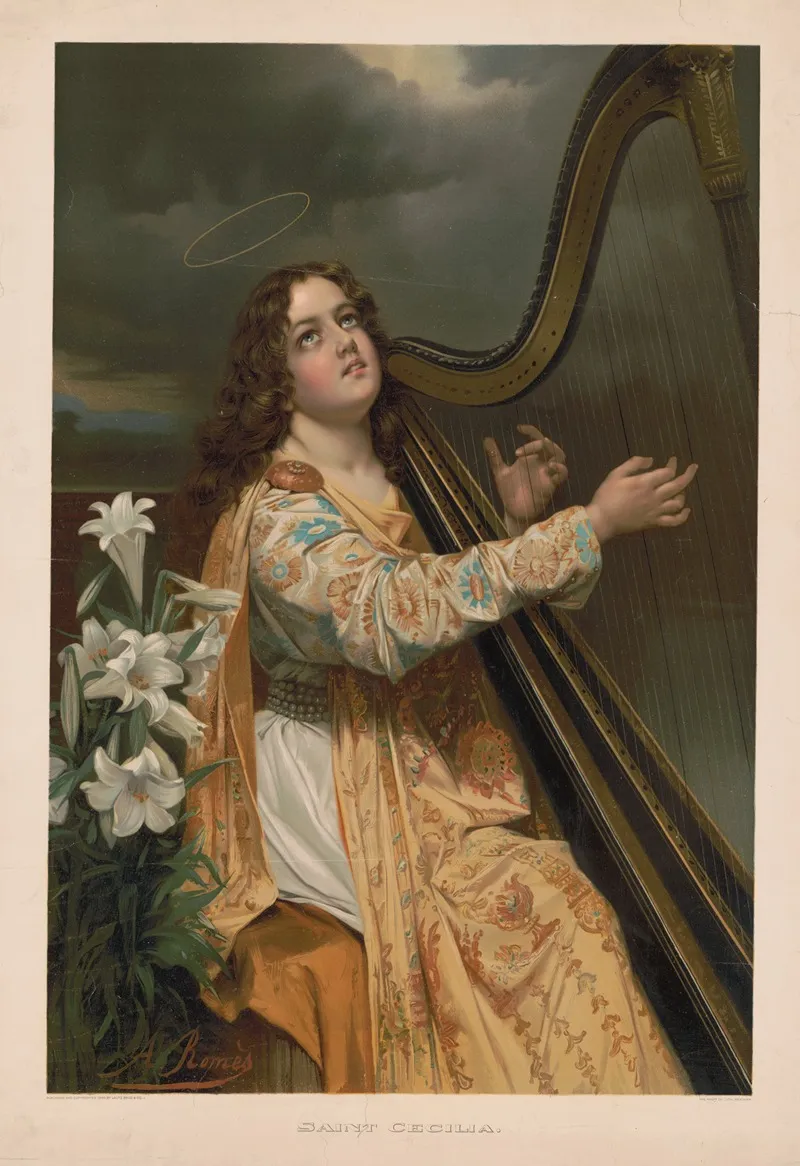St Cecilia 8 Wall Art by A. Romes - High-Resolution Digital Print