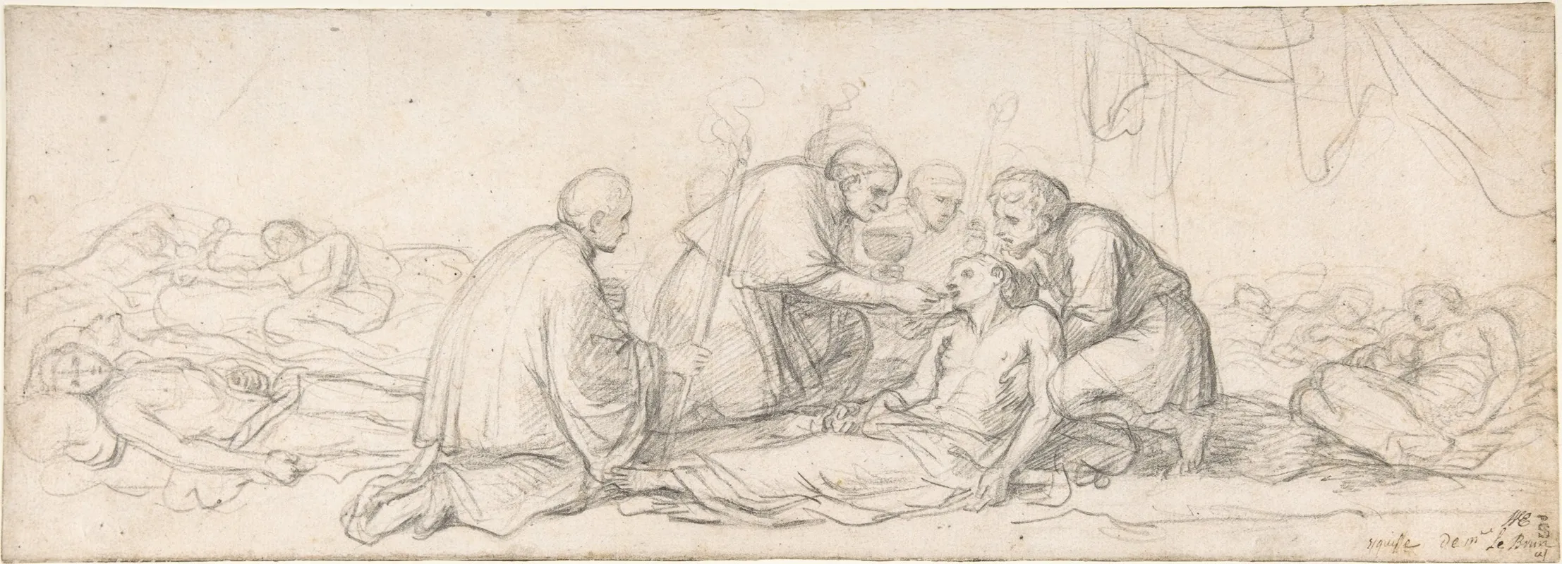 St Charles Borromeo Giving Communion To The Plague Stricken