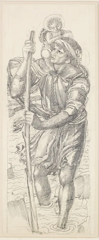 St Christopher And The Infant Christ