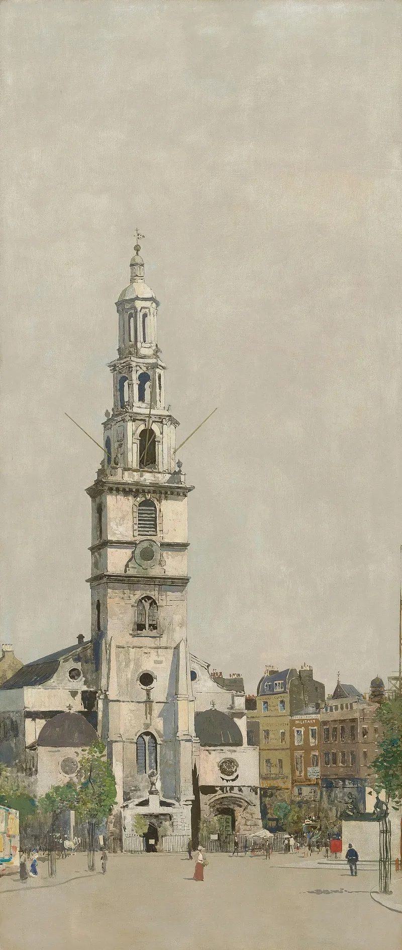 St Clement Danes Wall Art by James Kerr-Lawson - High-Resolution Digital Print