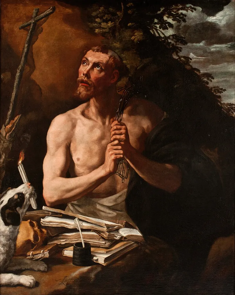 St Dominic In Penitence Wall Art by Luis Tristán - High-Resolution Digital Print