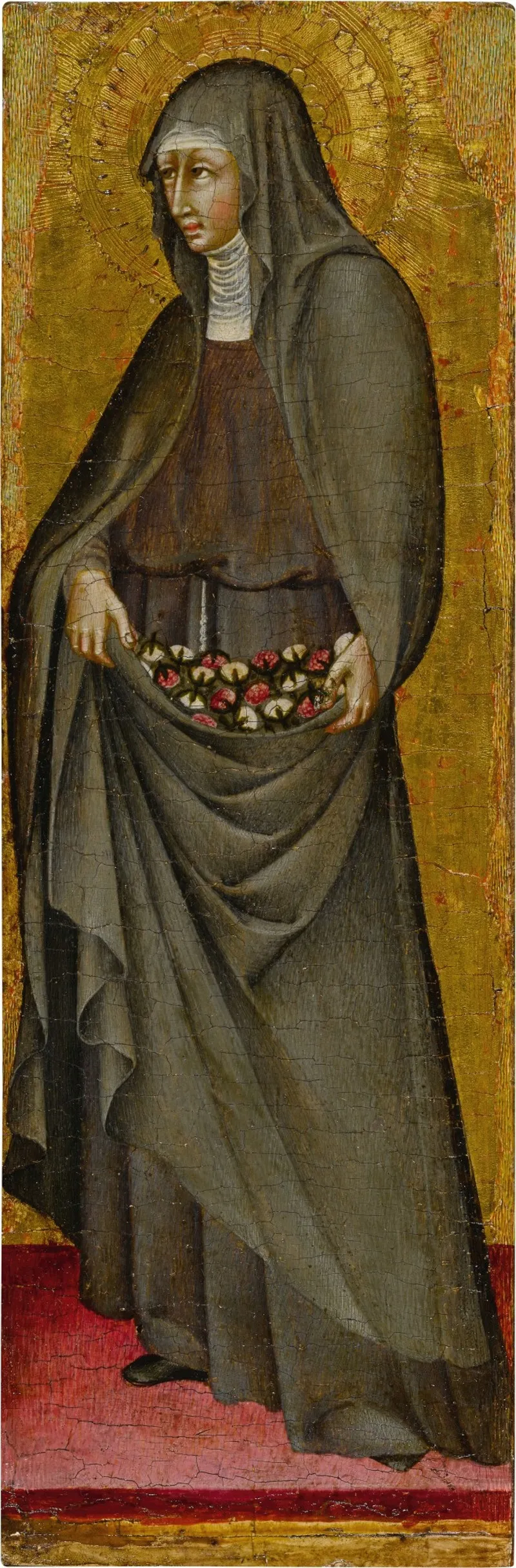 St Elizabeth Of Hungary Wall Art by Giovanni di Paolo - High-Resolution Digital Print