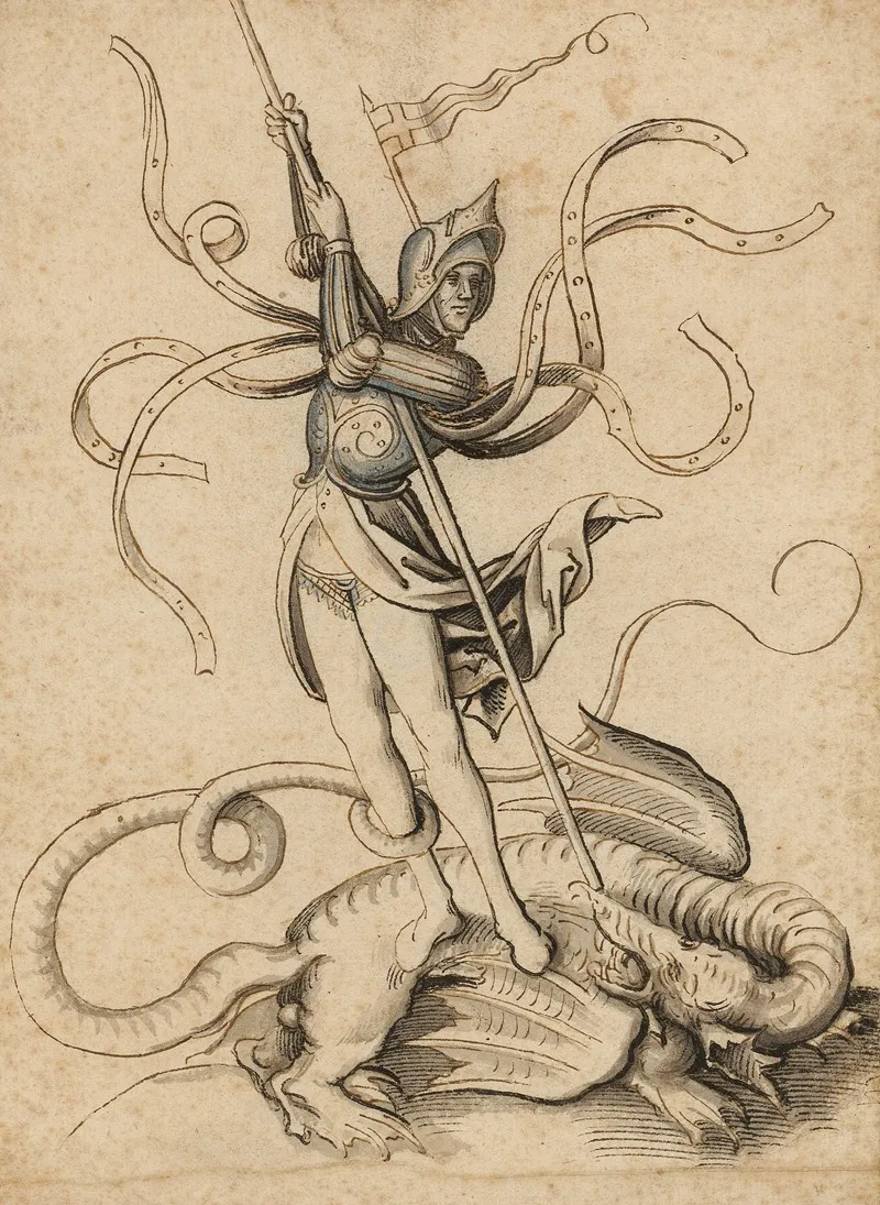 St George Fighting The Dragon 2