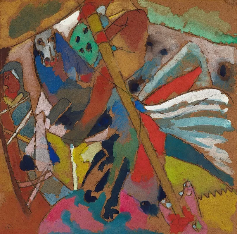 St George Ii Wall Art by Wassily Kandinsky - High-Resolution Digital Print