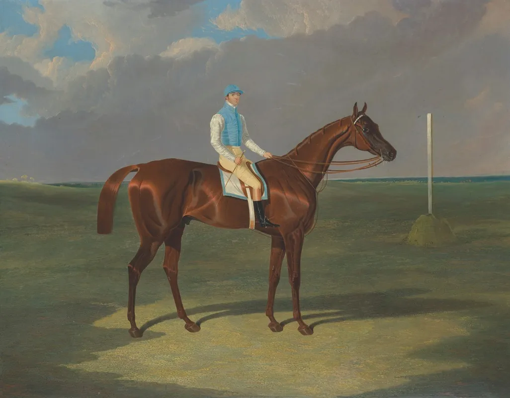 St Giles With William Scott Up Winner Of The Derby Wall Art by John Frederick Herring Snr. - High-Resolution Digital Print