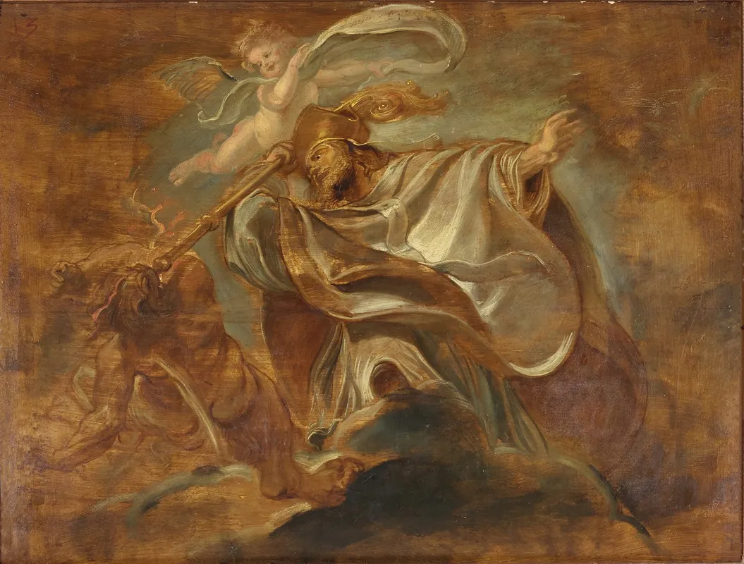 St Gregory Of Nazianzus Wall Art by Peter Paul Rubens - High-Resolution Digital Print