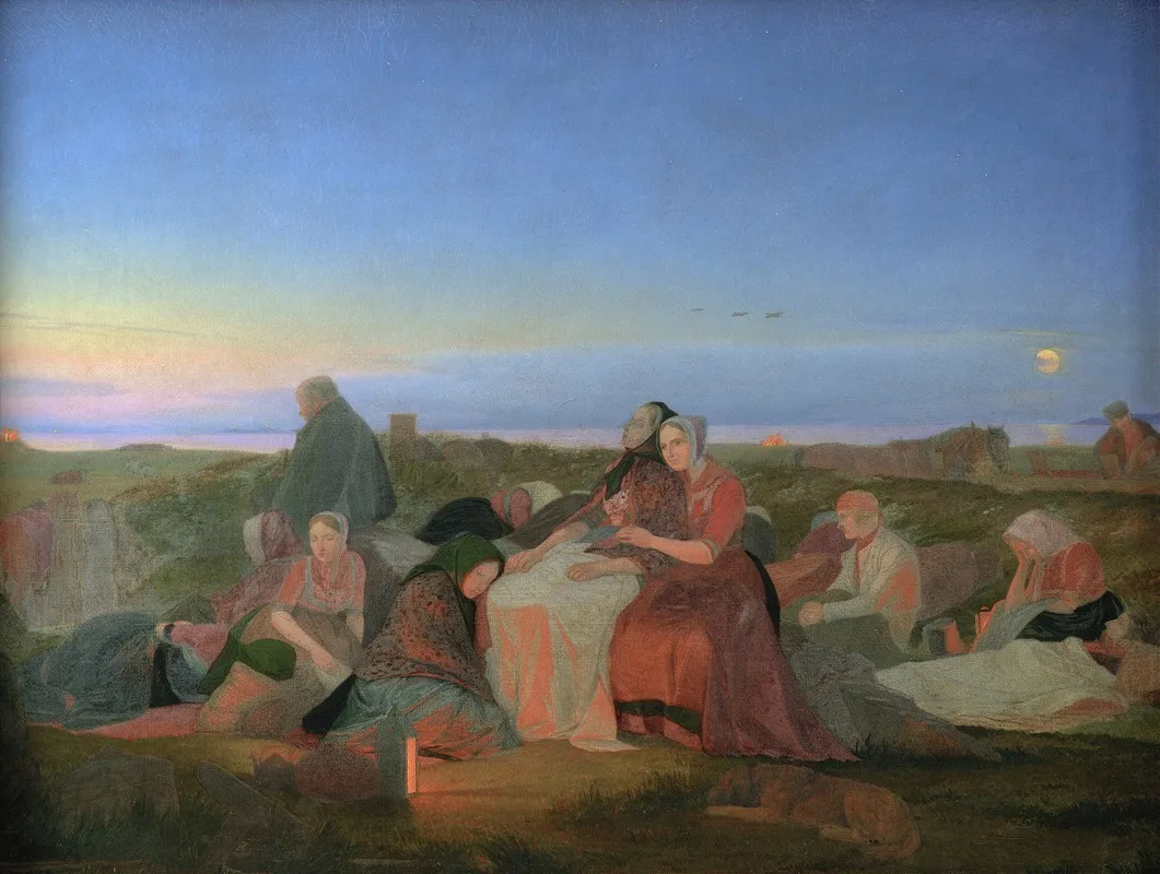 St Hansnat The Sick Are Asleep At The Helenegraven Near Tisvilde