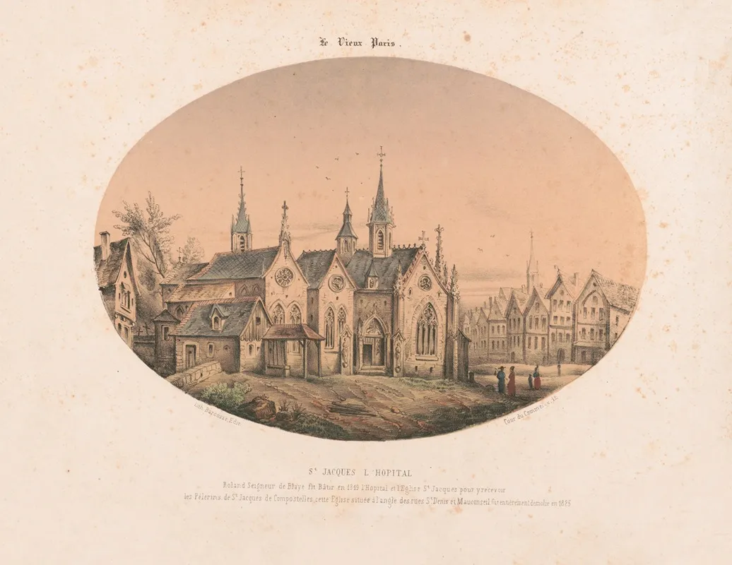 St Jacques Lhopital Wall Art by Henri Morin - High-Resolution Digital Print