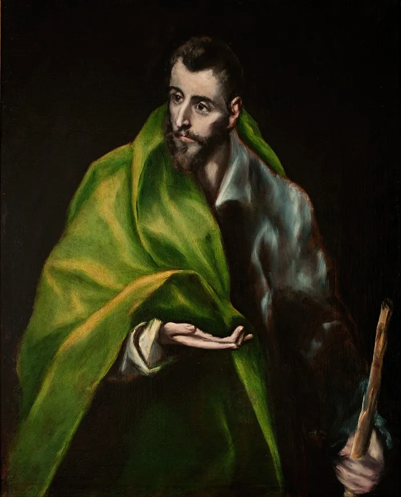 St James The Greater 2 Wall Art by El Greco (Domenikos Theotokopoulos) - High-Resolution Digital Print