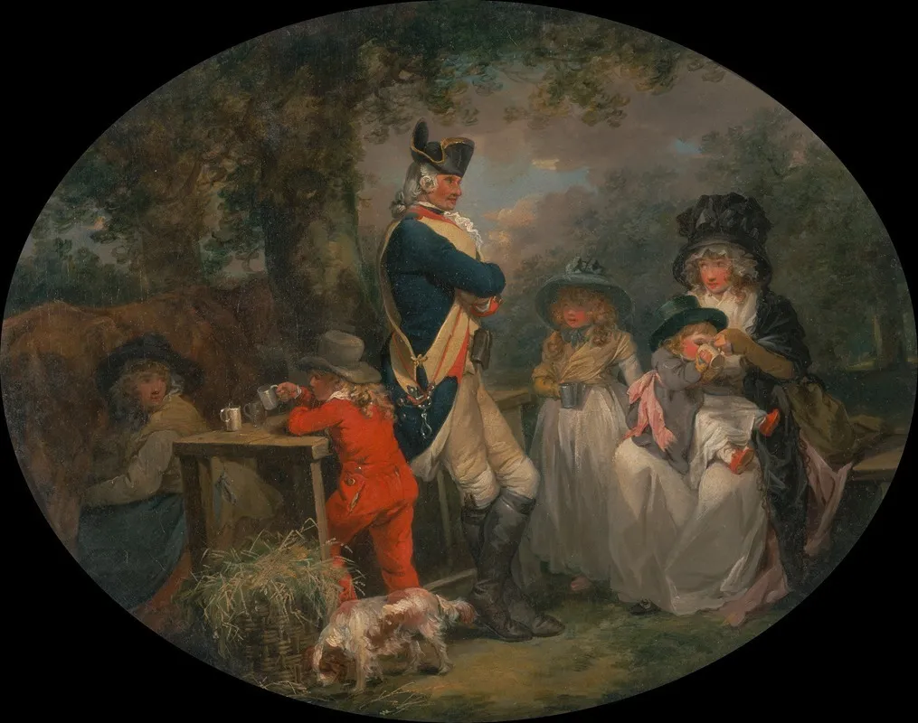 St Jamess Park Wall Art by George Morland - High-Resolution Digital Print