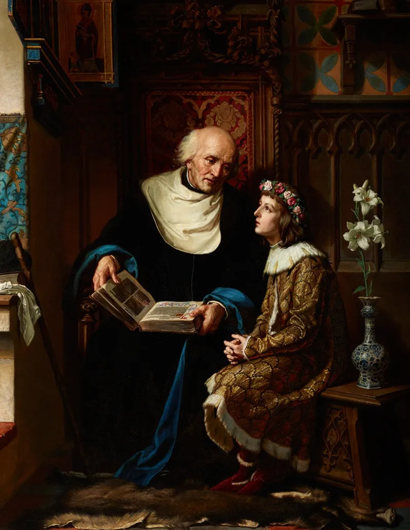 St Jan Of Kety As A Teacher Of St Casimir The Prince