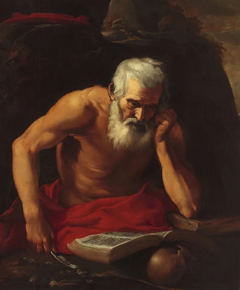 St Jerome 15 Wall Art by Lionello Spada - High-Resolution Digital Print