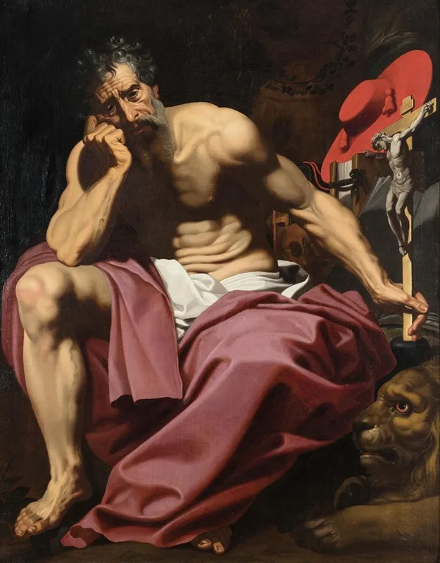 St Jerome 3 Wall Art by Abraham Janssens - High-Resolution Digital Print