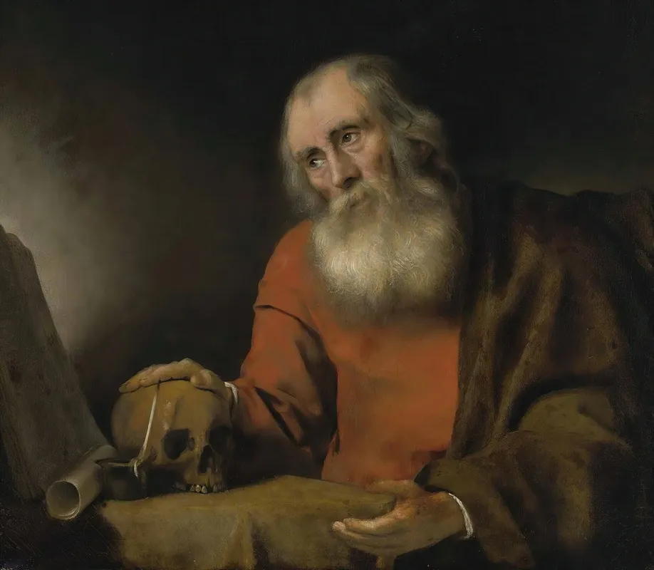 St Jerome 6 Wall Art by Abraham Van Dijck - High-Resolution Digital Print