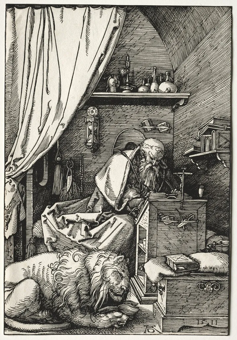 St Jerome In His Cell
