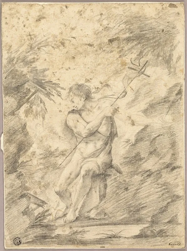 St John The Baptist 6 Wall Art by Circle of Bartolomé Estéban Murillo - High-Resolution Digital Print