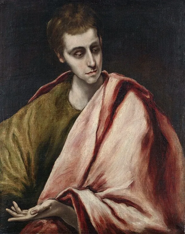 St John Wall Art by El Greco (Domenikos Theotokopoulos) - High-Resolution Digital Print