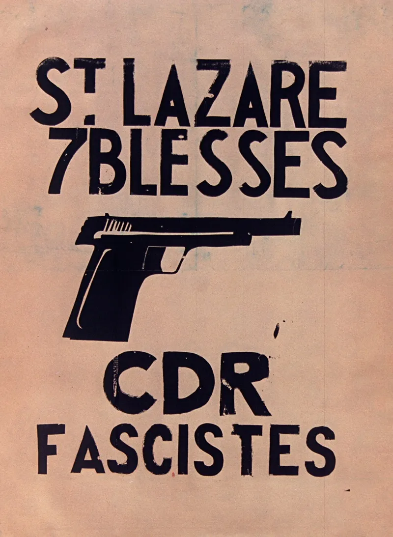 St Lazare 7 Blesses Cdr Fascistes