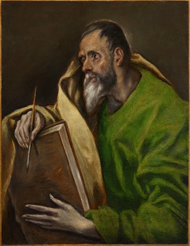 St Luke 3 Wall Art by El Greco (Domenikos Theotokopoulos) - High-Resolution Digital Print