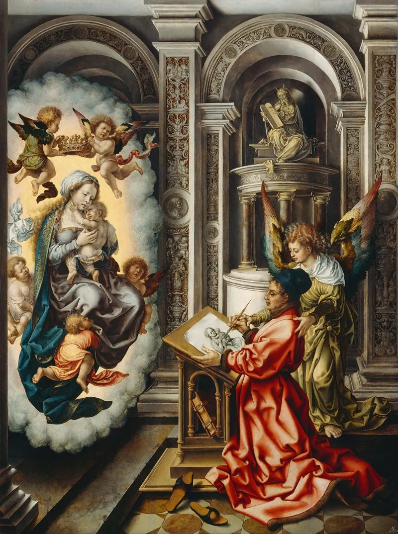 St Luke Painting The Madonna