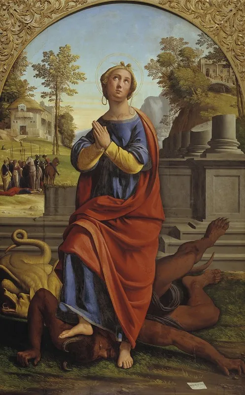 St Margaret Wall Art by Ortolano - High-Resolution Digital Print