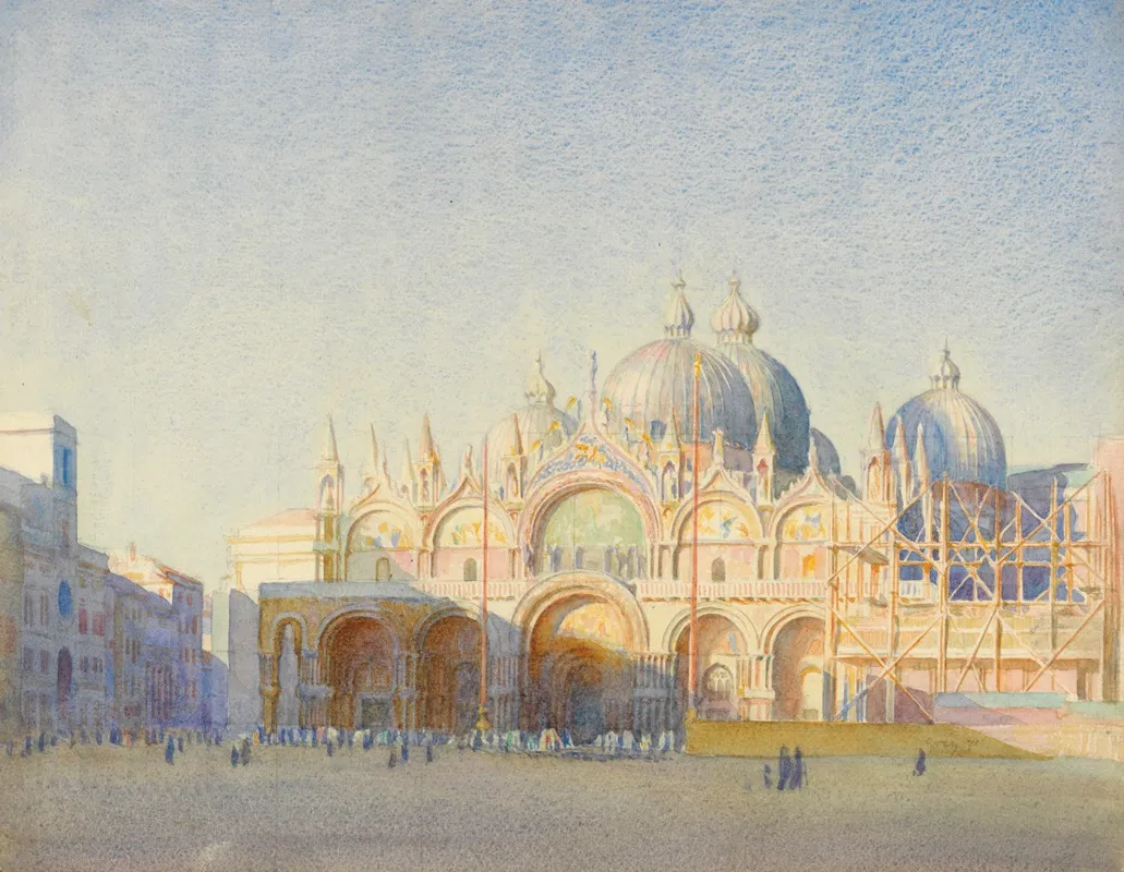 St Marks Venice 2 Wall Art by Reginald Barratt - High-Resolution Digital Print
