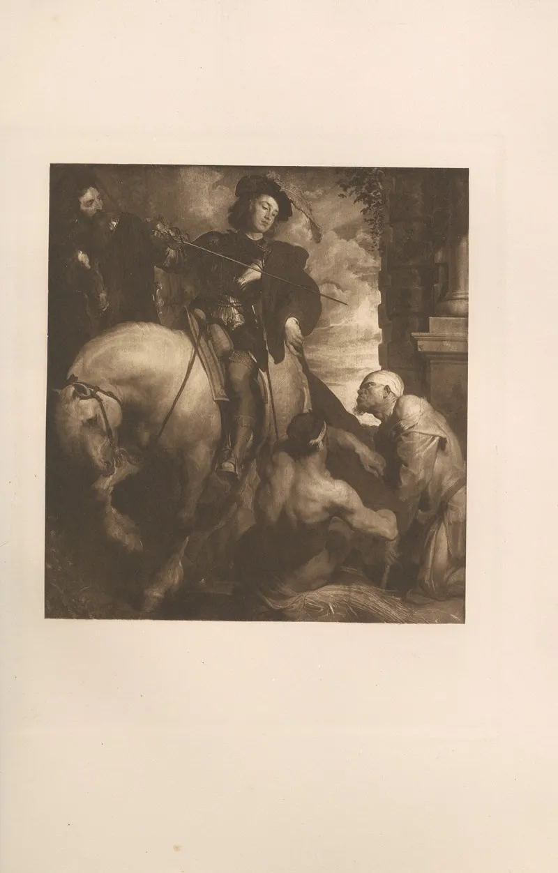 St Martin Dividing His Cloak Wall Art by Lionel Cust - High-Resolution Digital Print