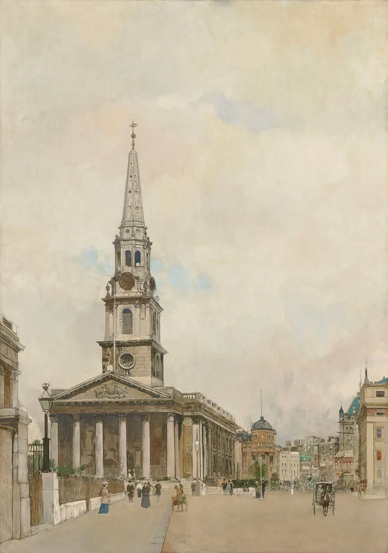 St Martin In The Fields 2 Wall Art by James Kerr-Lawson - High-Resolution Digital Print