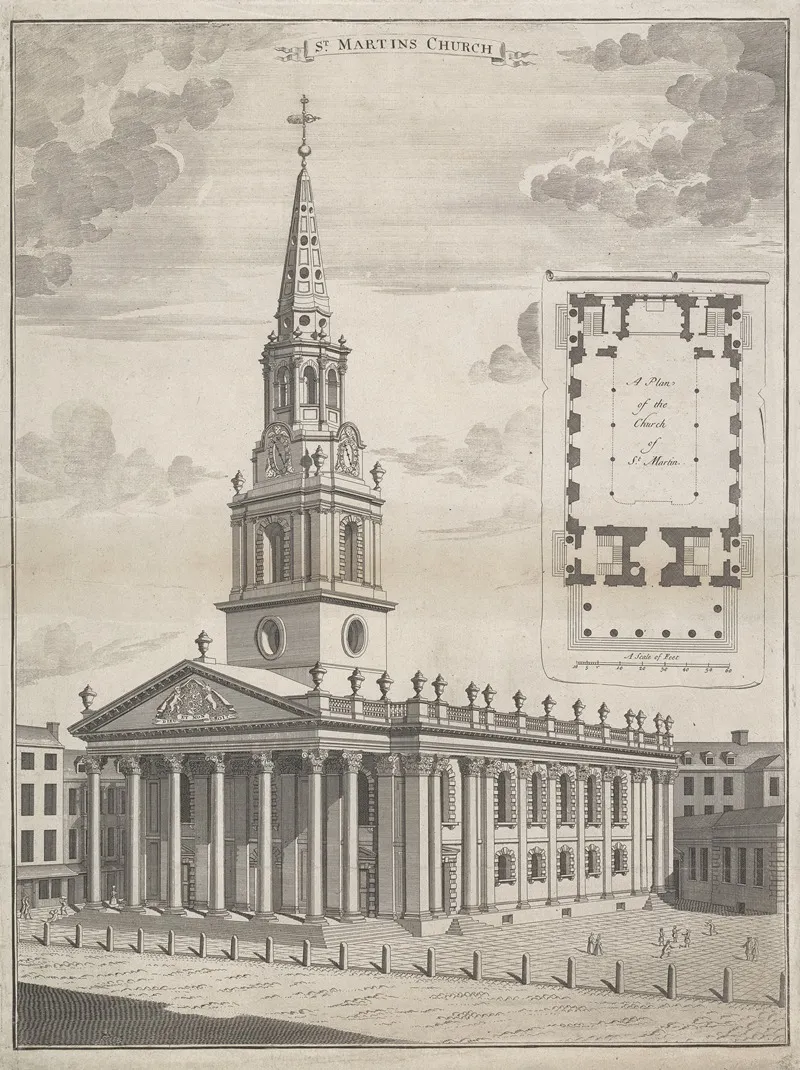 St Martins Church Wall Art by Sutton Nicholls - High-Resolution Digital Print