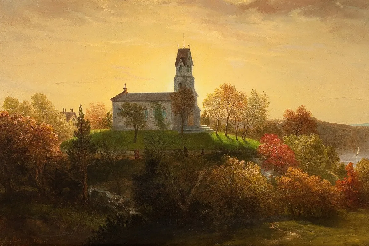 St Marys In The Highlands Garrison New York Wall Art by Louis Lang - High-Resolution Digital Print