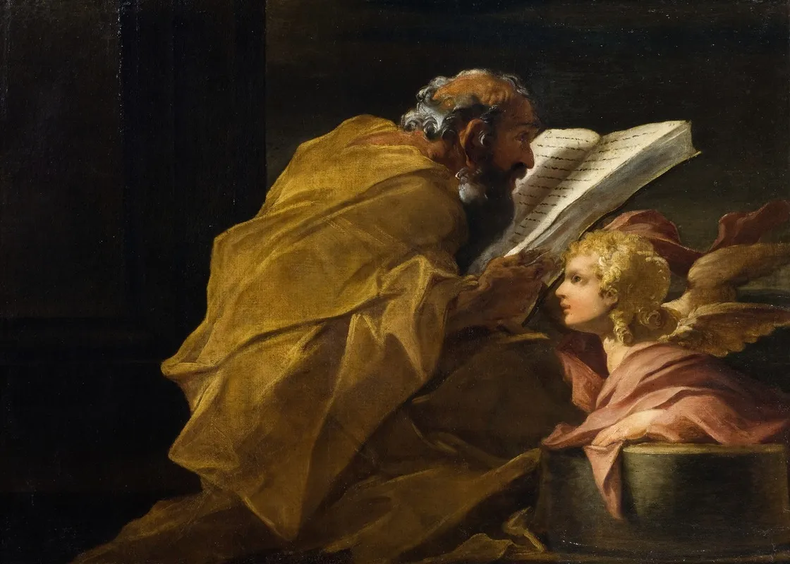 St Matthew The Evangelist Wall Art by Pierre-Louis Cretey - High-Resolution Digital Print