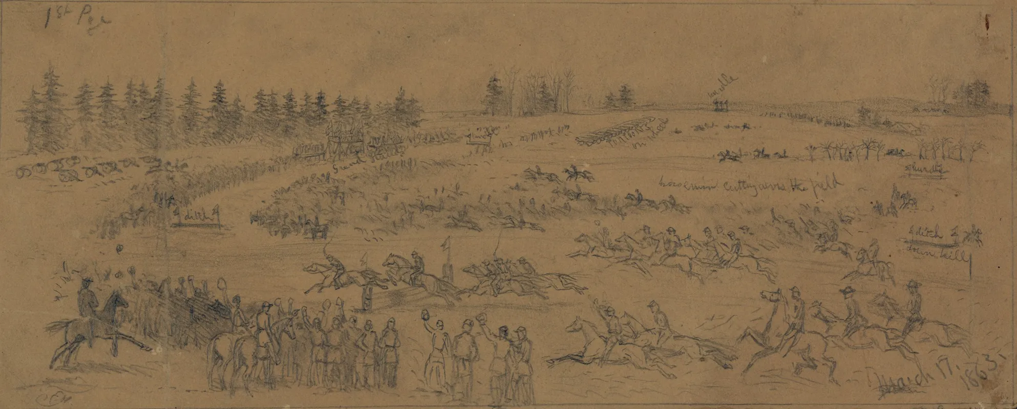 St Patricks Day In The Army The Steeple Chase