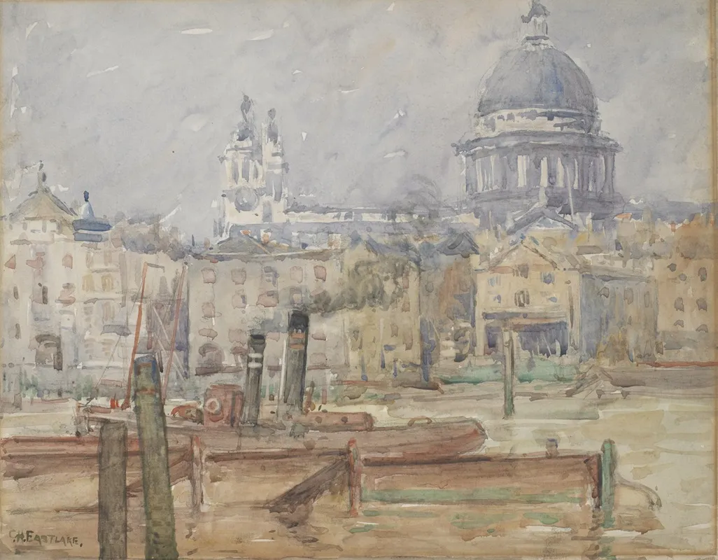 St Pauls 2 Wall Art by Charles Herbert Eastlake - High-Resolution Digital Print