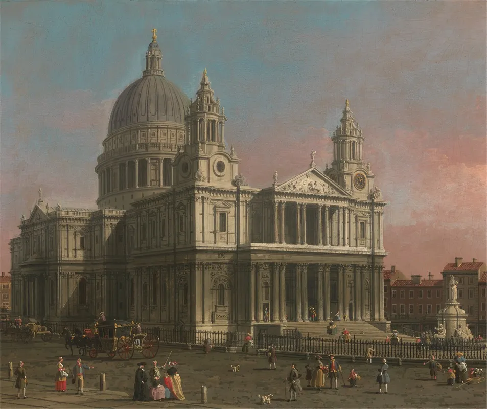 St Pauls Cathedral Wall Art by Canaletto - High-Resolution Digital Print