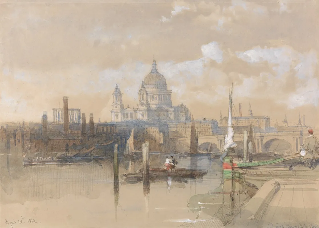 St Pauls Wall Art by David Roberts - High-Resolution Digital Print