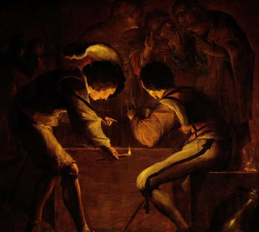 St Peters Denial Wall Art by Leonaert Bramer - High-Resolution Digital Print