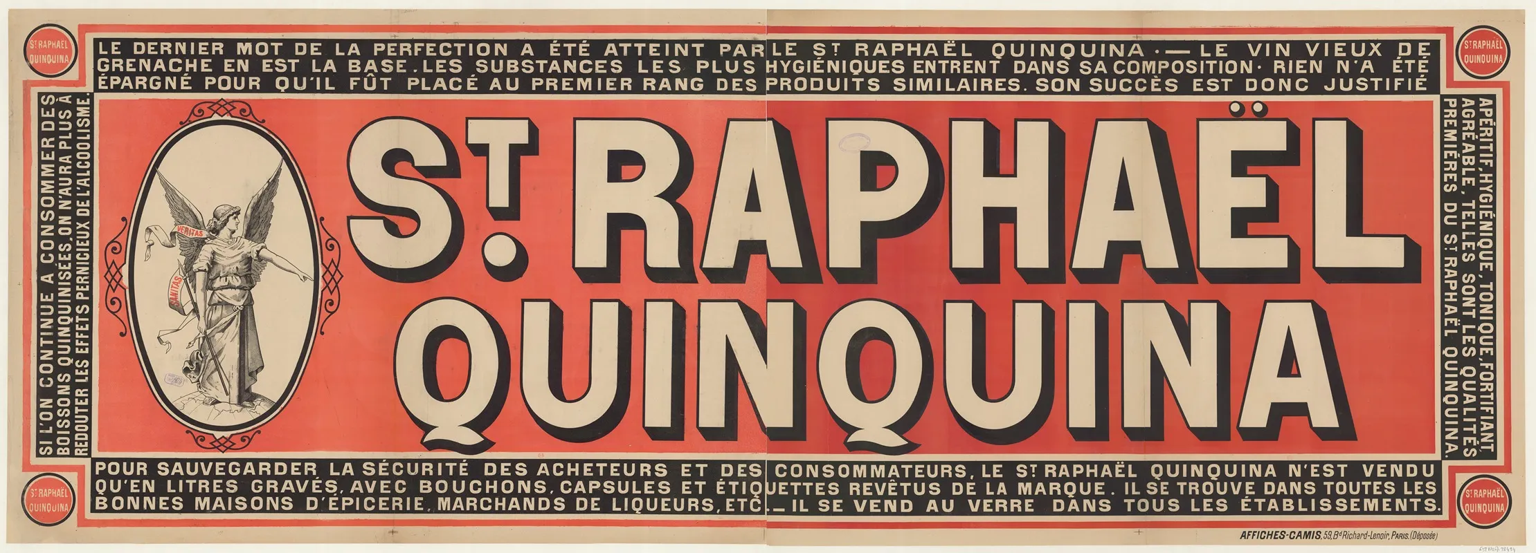 St Raphael Quinquina 2 Wall Art by Imp. Camis - High-Resolution Digital Print