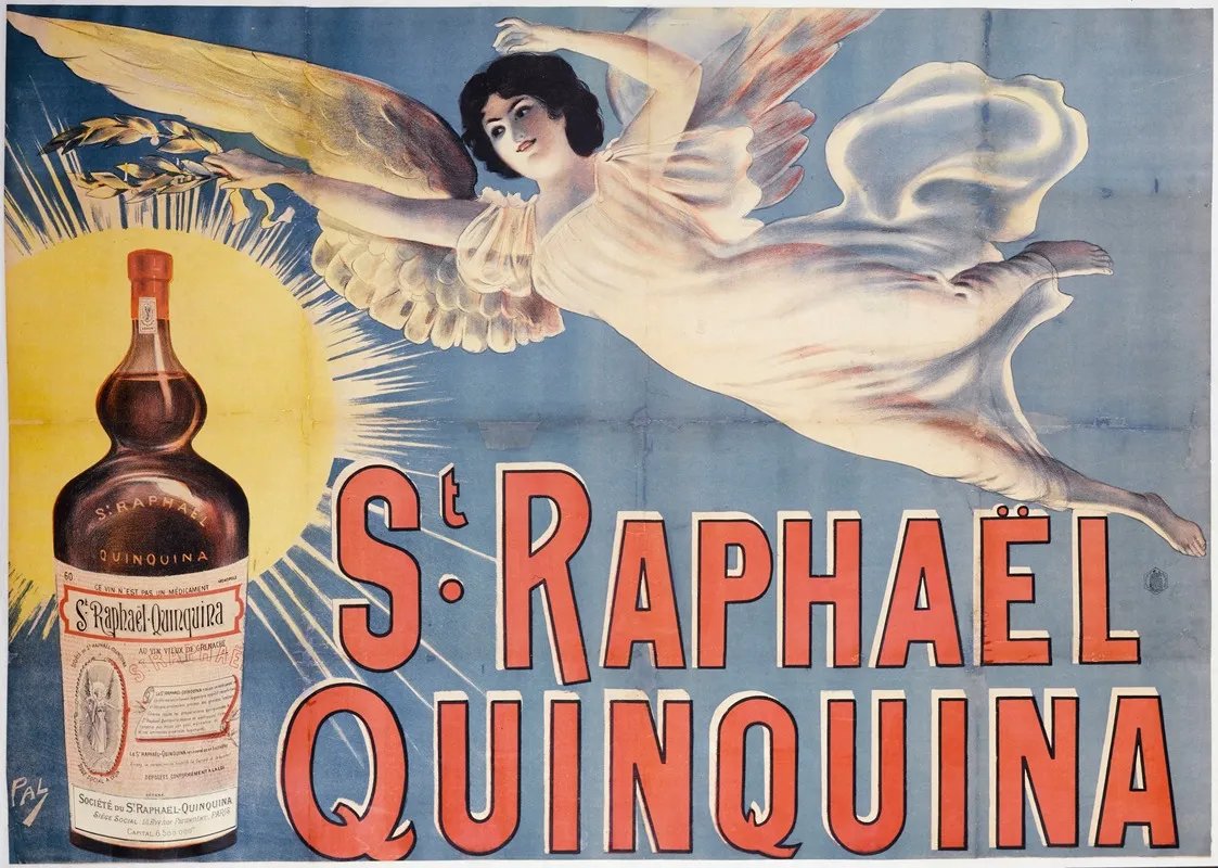St Raphael Quinquina Wall Art by Pal (Jean de Paleologue) - High-Resolution Digital Print