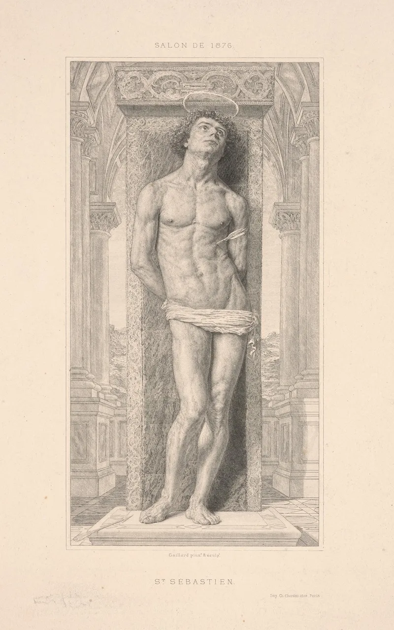 St Sebastien Wall Art by Ferdinand Gaillard - High-Resolution Digital Print