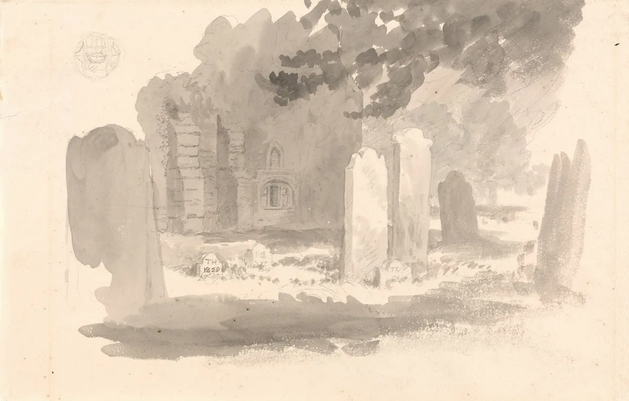 St Stephens Churchyard Jersey With The Tomb Of The Artists Brother