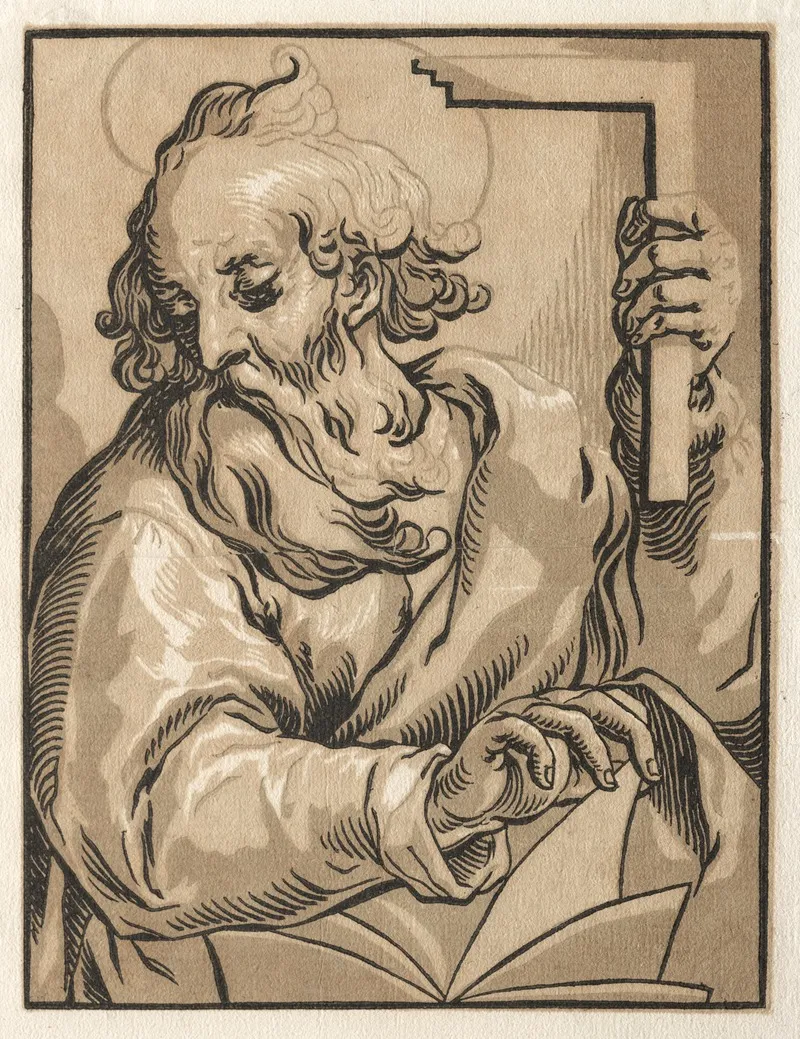 St Thomas With The Square Wall Art by Ludolph Büsinck - High-Resolution Digital Print