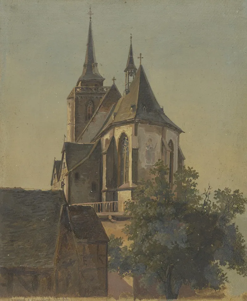 St Ursula In Oberursel 2 Wall Art by Johann Friedrich Hoff - High-Resolution Digital Print