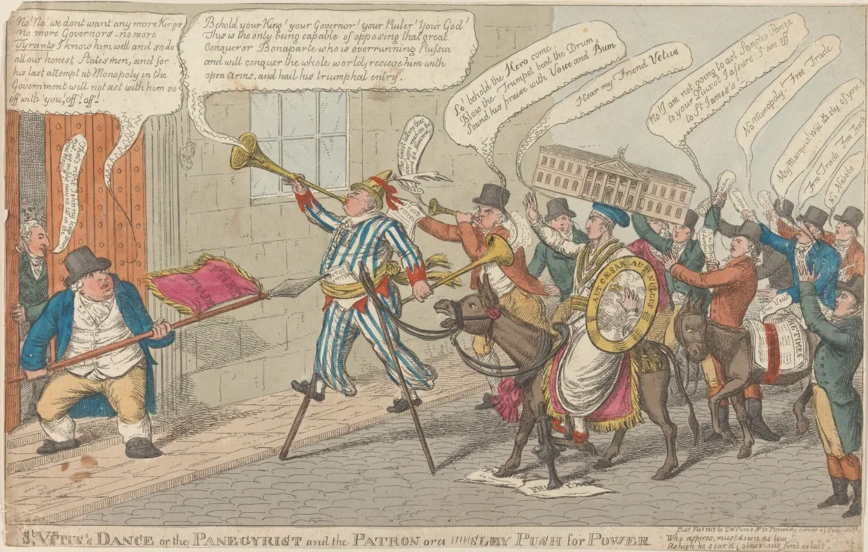 St Vetuss Dance Of The Panegyrist And The Patron Of A Wellesley Push For Power