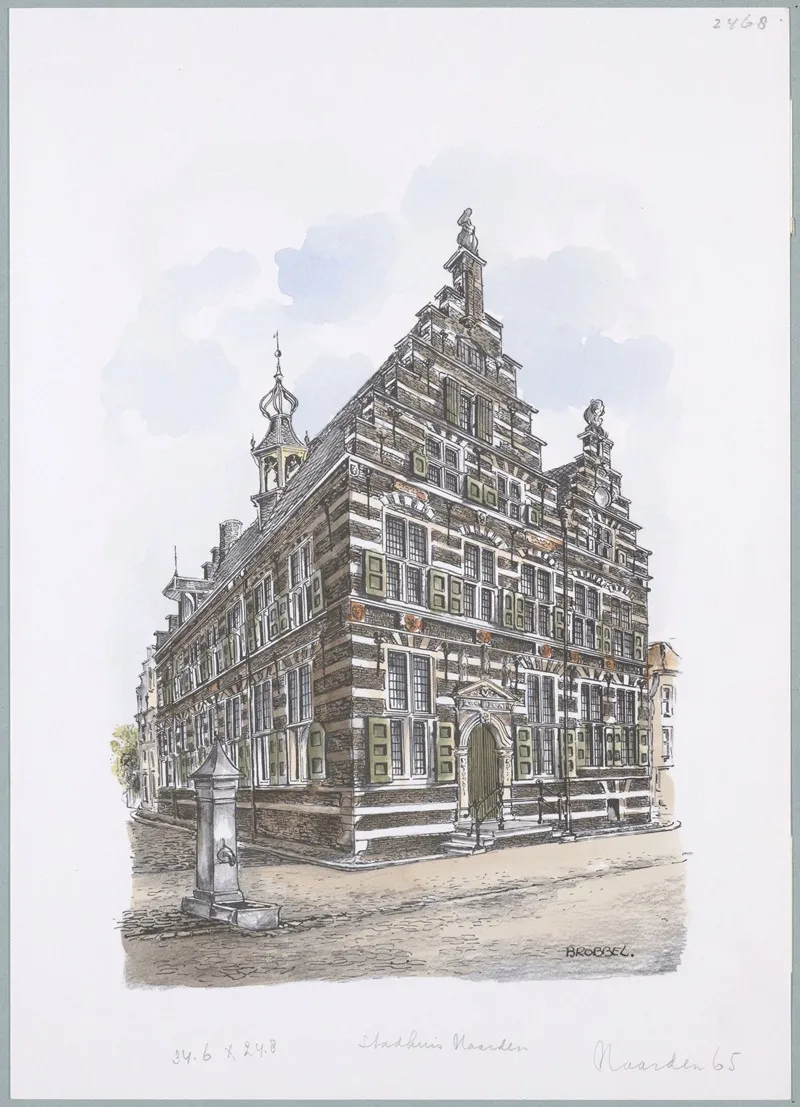 Stadhuis Naarden Wall Art by Bob Brobbel - High-Resolution Digital Print