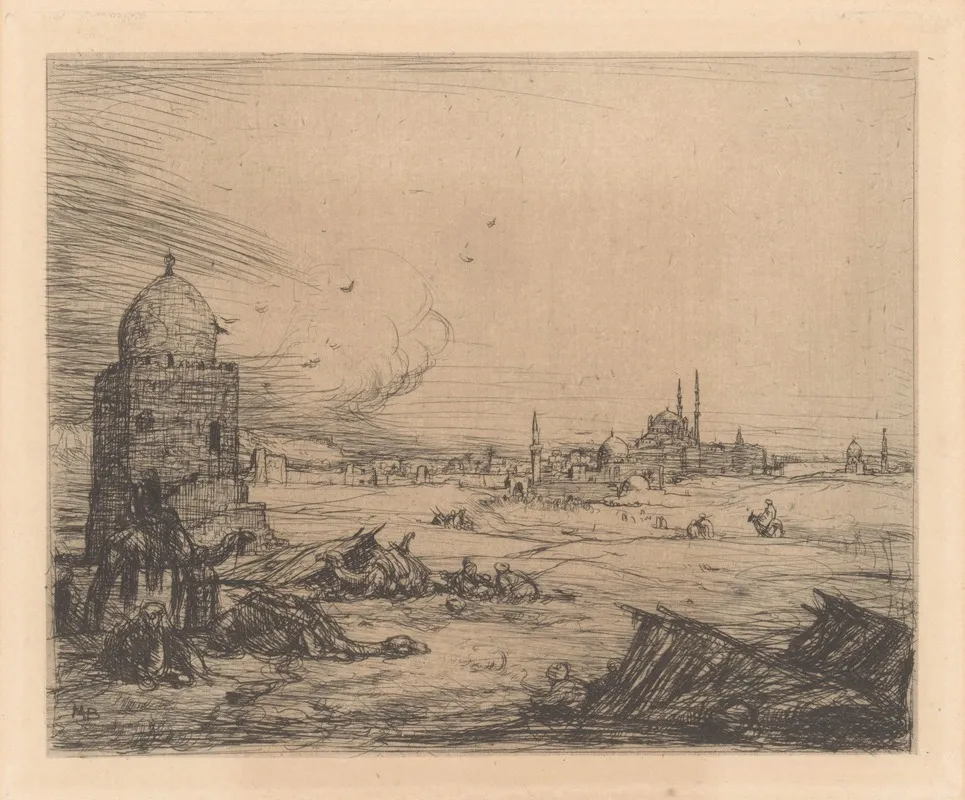 Stadsaanzicht Met Moskeeen