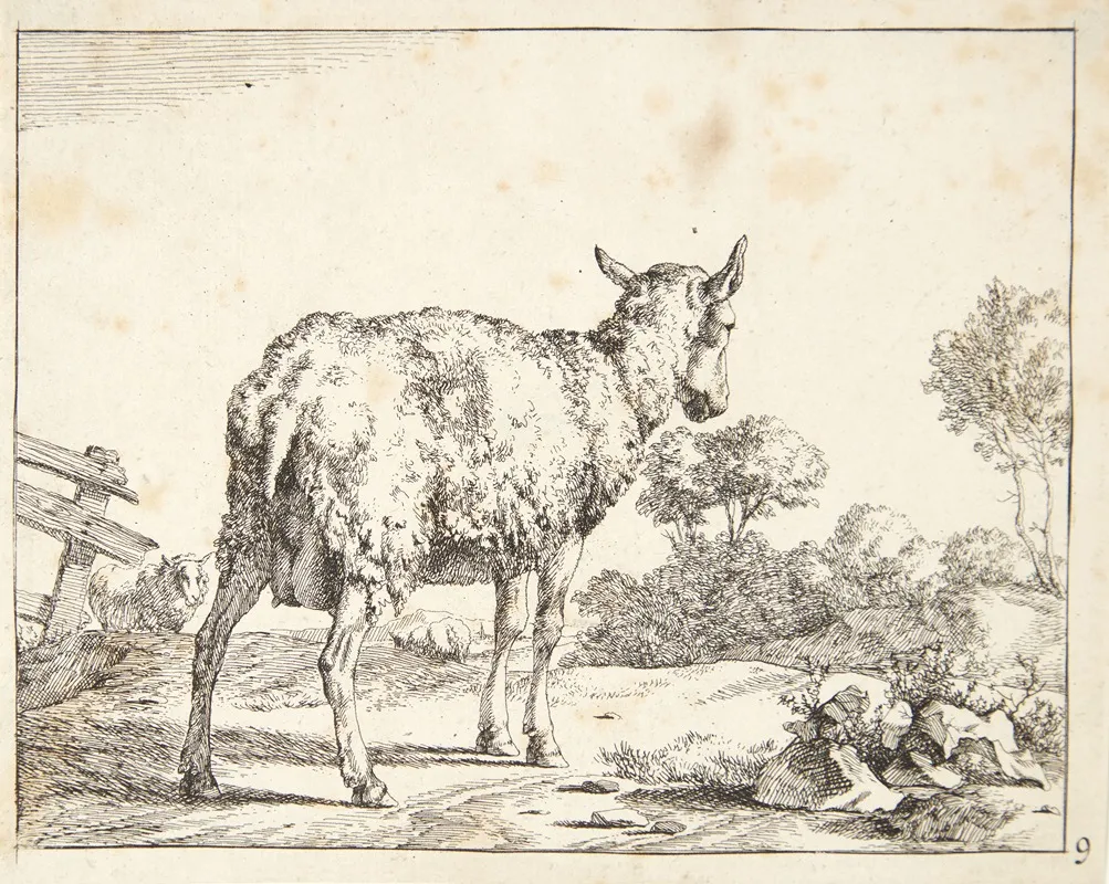 Staende Gimmer Set Bagfra Wall Art by Marcus de Bye - High-Resolution Digital Print