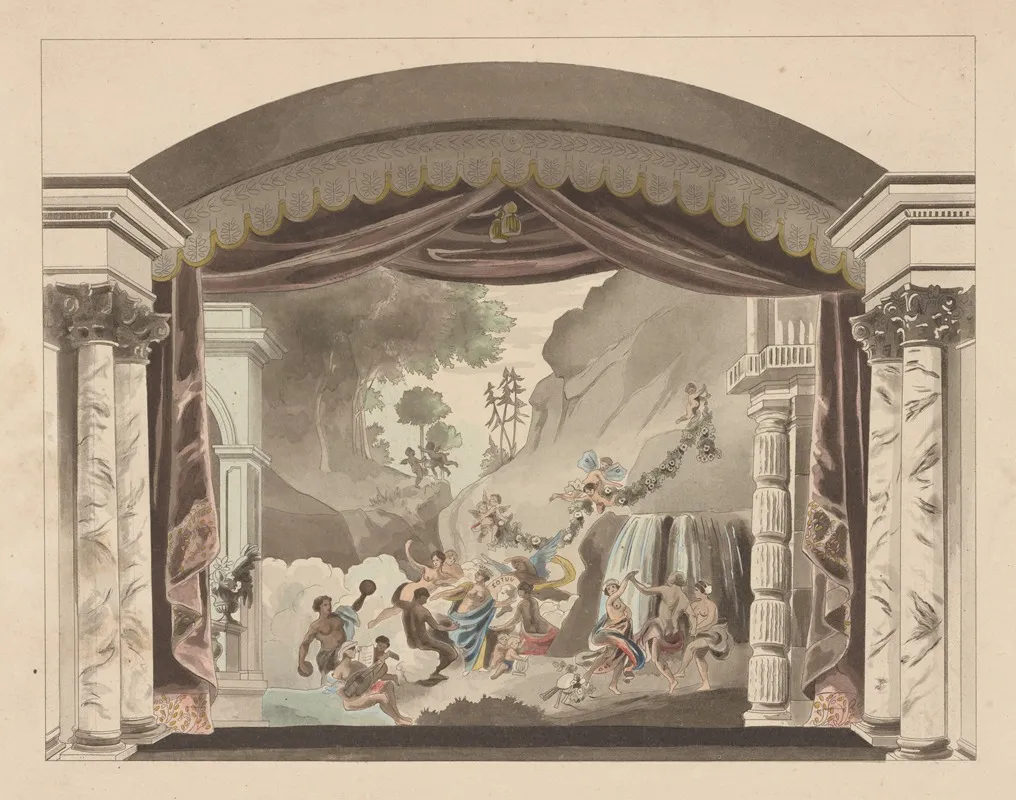 Stage Decor For Unidentified Production