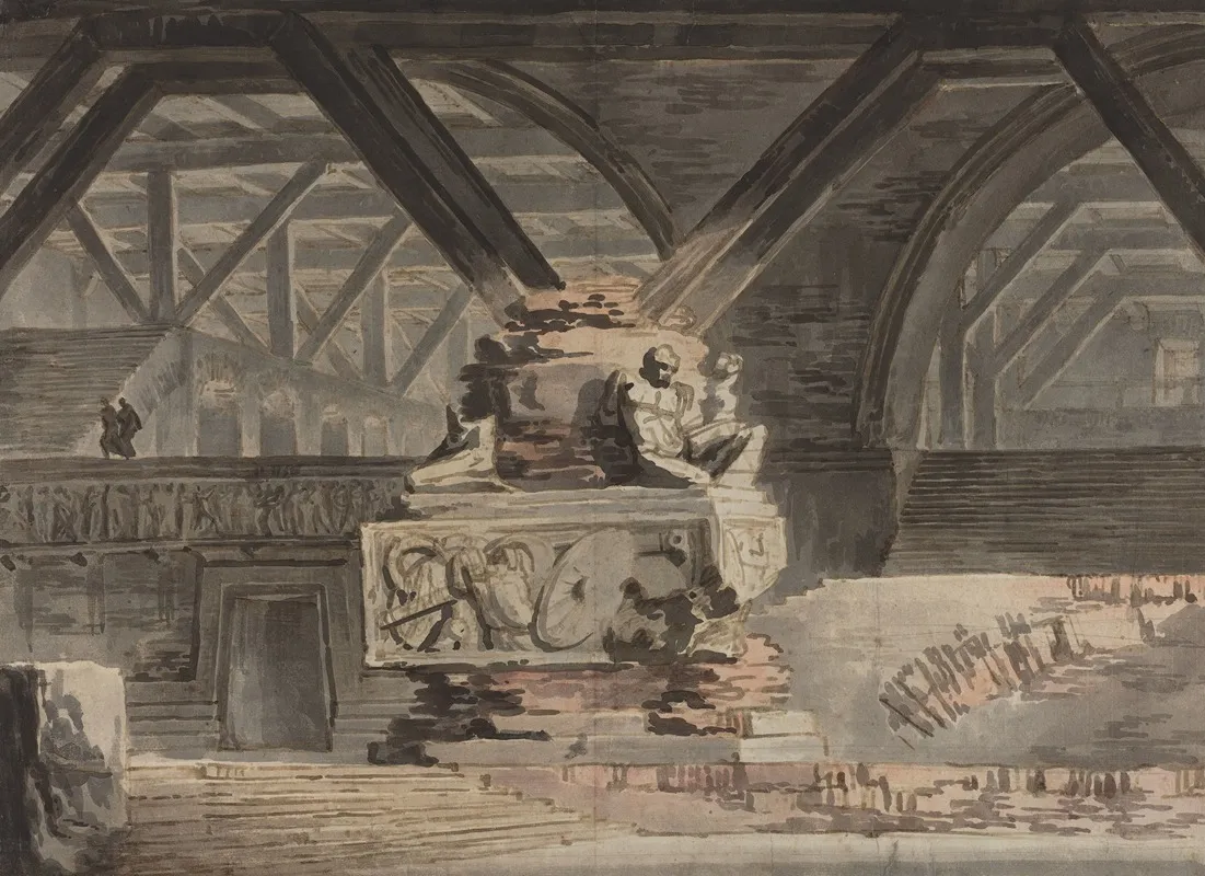 Stage Design A Sepulchral Vault